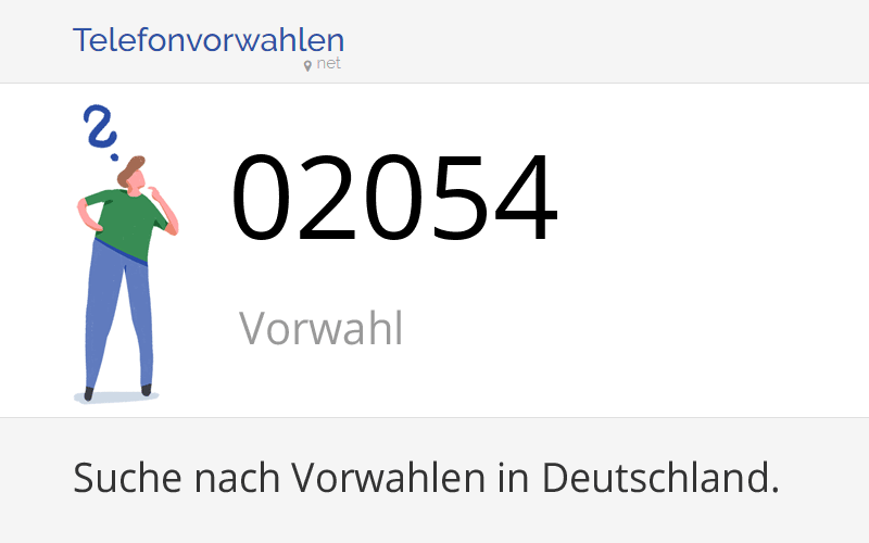 02054-vorwahl-ortsvorwahl-02054-auf-telefonvorwahlen