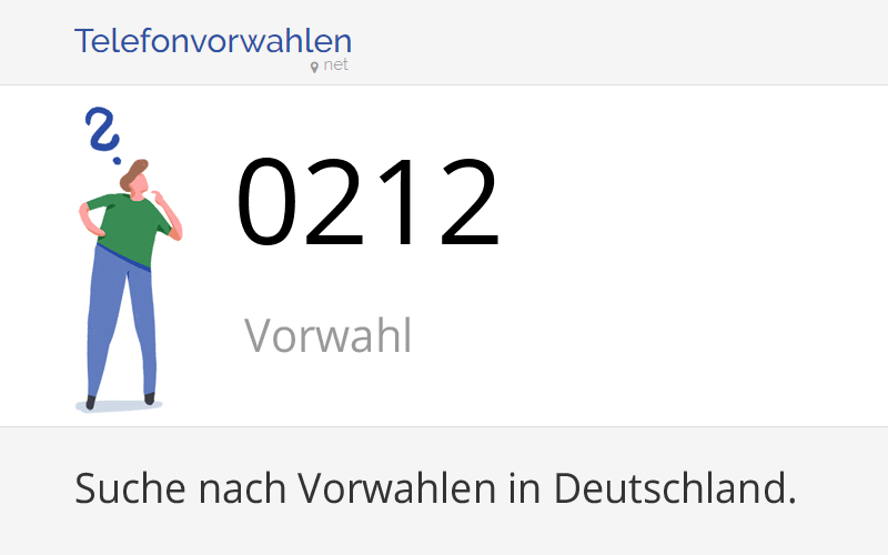 0212 Vorwahl Ortsvorwahl 0212 Auf Telefonvorwahlen