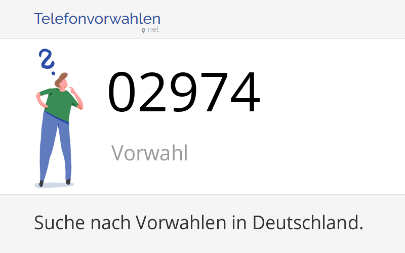 02974 Vorwahl Ortsvorwahl 02974 Auf Telefonvorwahlen
