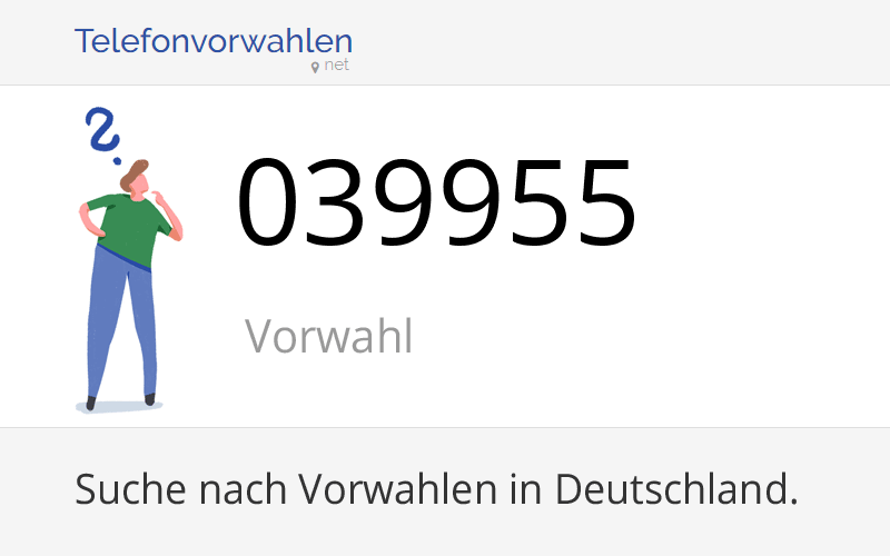 039955 Vorwahl Ortsvorwahl 039955 Auf Telefonvorwahlen