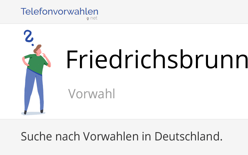 Stadtplan Friedrichsbrunn online: Karte von Friedrichsbrunn