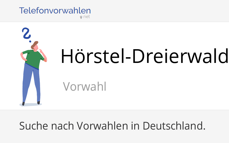 Stadtplan Hörstel-Dreierwalde online: Karte von Hörstel-Dreierwalde