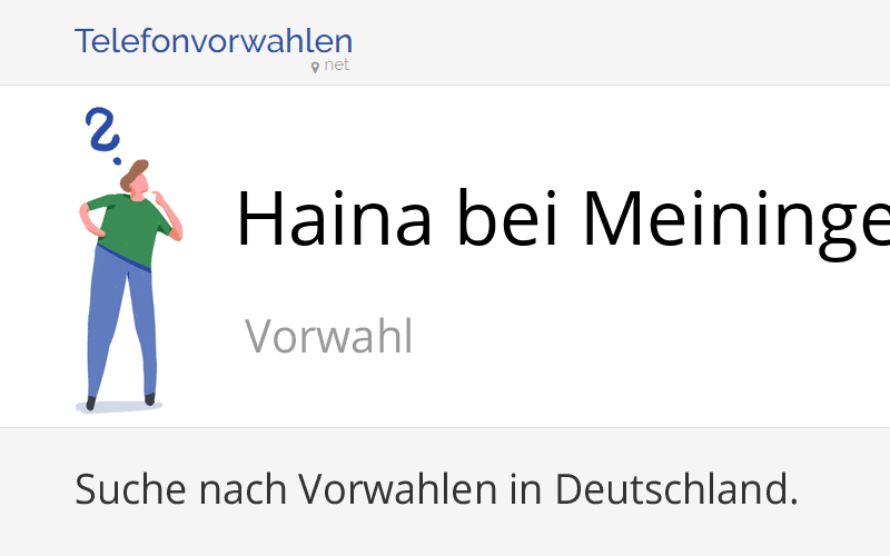 Stadtplan Haina bei Meiningen online: Karte von Haina bei Meiningen