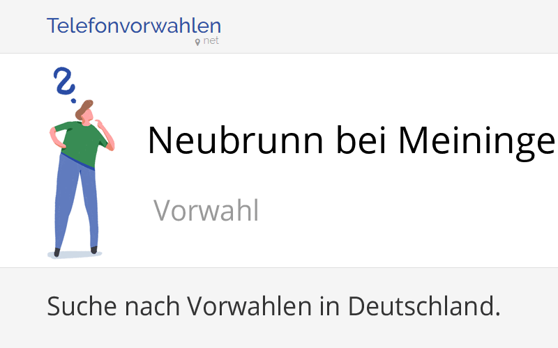 Stadtplan Neubrunn bei Meiningen online: Karte von Neubrunn bei Meiningen