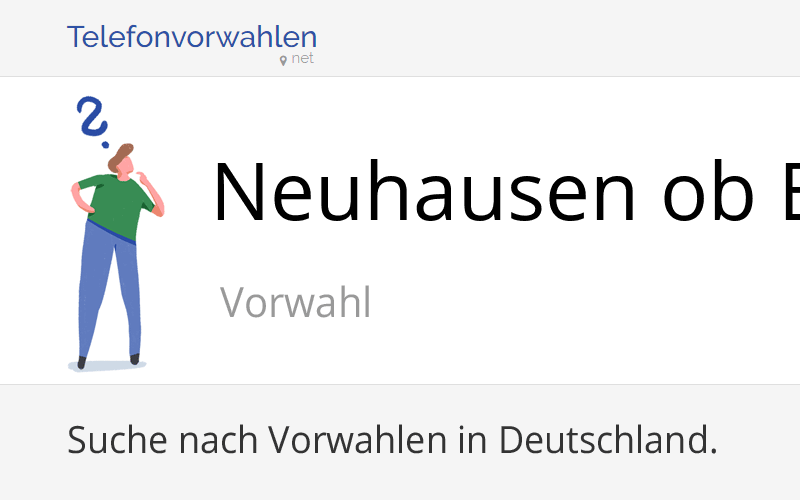 Stadtplan Neuhausen ob Eck online: Karte von Neuhausen ob Eck