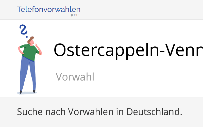Stadtplan Ostercappeln-Venne online: Karte von Ostercappeln-Venne