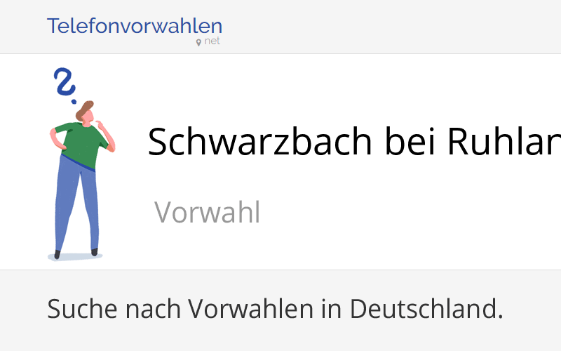 Stadtplan Schwarzbach bei Ruhland online: Karte von Schwarzbach bei Ruhland