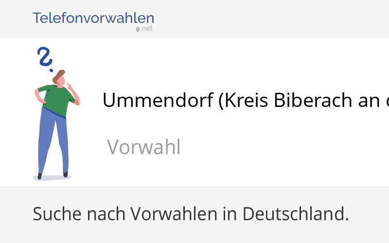 Stadtplan Ummendorf (Kreis Biberach an der Riß) online: Karte von