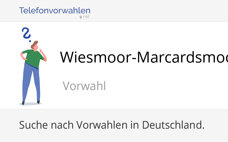 Stadtplan Wiesmoor-Marcardsmoor online: Karte von Wiesmoor-Marcardsmoor