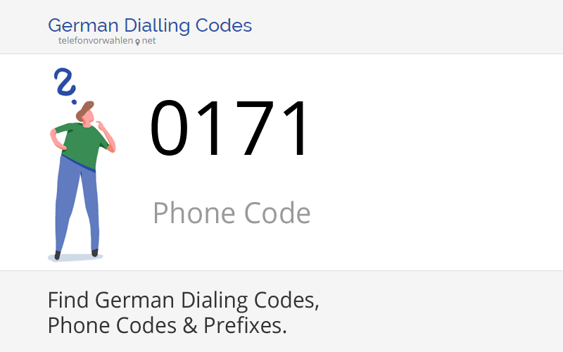 0171: network and provider of the mobile phone code
