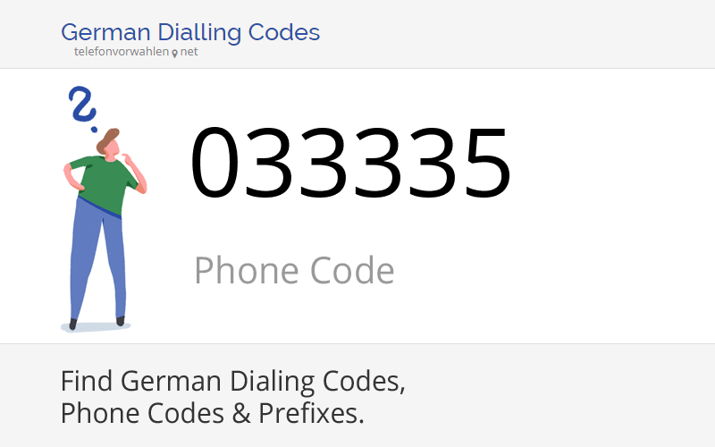 033335 Dialling Code Phone Code 033335