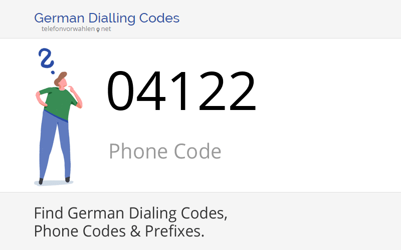 04122 Dialling Code, Phone Code 04122