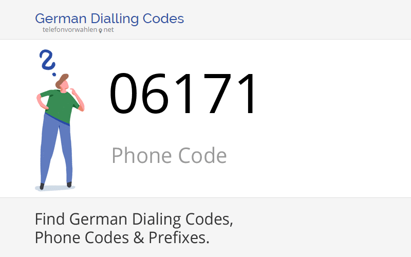 06171 Dialling Code, Phone Code 06171