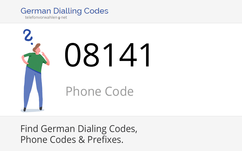 08141 Dialling Code, Phone Code 08141